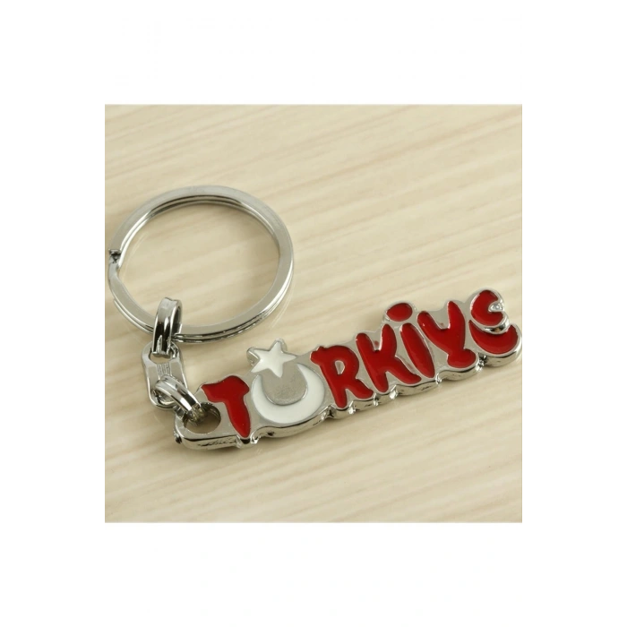 Türkiye Yazılı Metal Anahtarlık