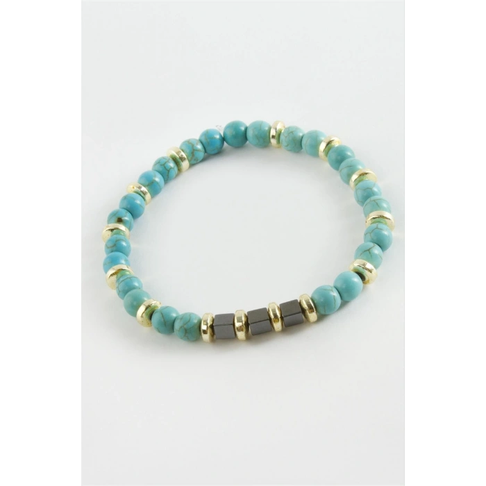 Turkuaz Doğaltaş Bileklik 6 mm