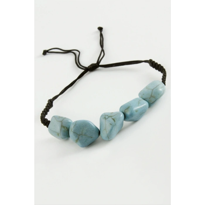 Turkuaz Doğaltaşlı Bileklik