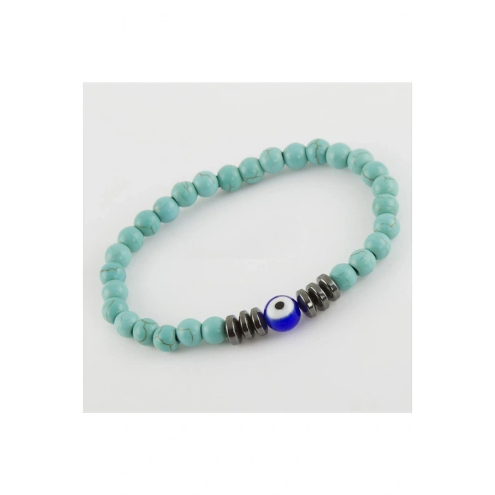 Turkuaz Hematit Doğaltaş Bileklik