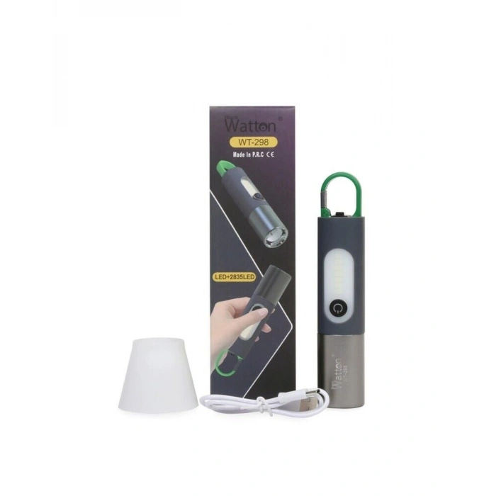 TYPE-C GİRİŞLİ 750 Lümen Şarjlı Kamp Lambası Wt-298