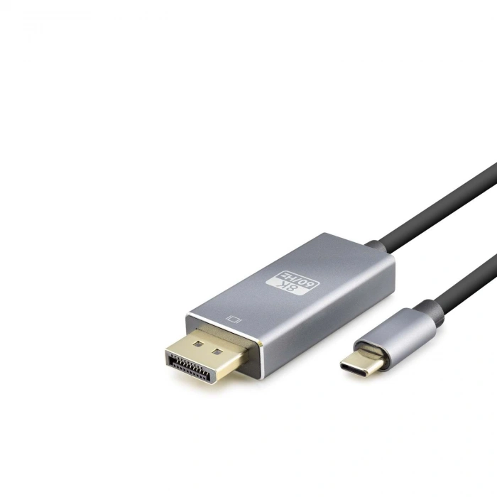 Type-C To Dısplay Kablo 8K 60Hz Pvc 1.8M Siyah HDX7859