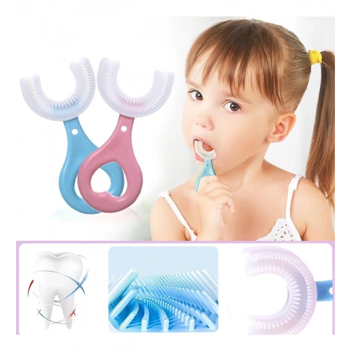 U Tipi Bebek Ağız Bakım ve Diş Fırçası (4887)
