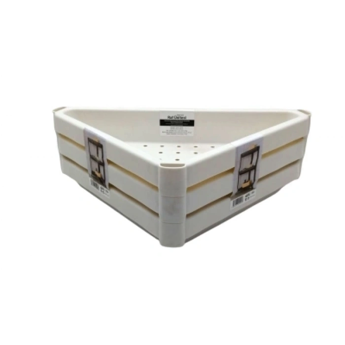 ÜÇGEN - BEYAZ PRATİK RAF ÜNİTESİ PLASTİK (4887)