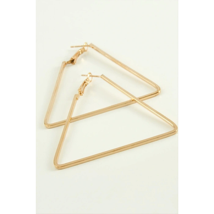 Üçgen Halka Küpe 3,5 cm