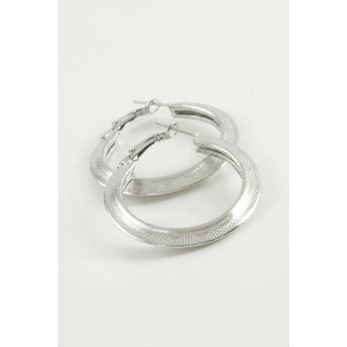 Üçgen Halka Küpe 4 cm