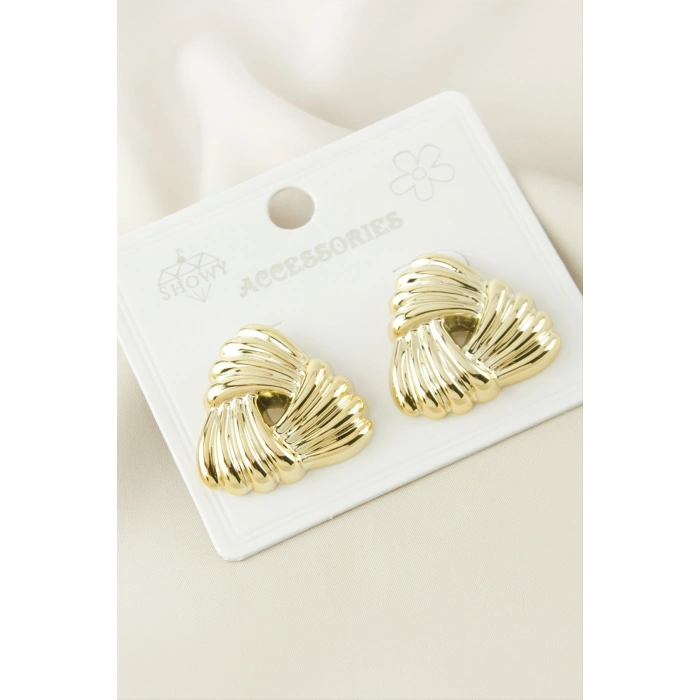 Üçgen Plastik Küpe