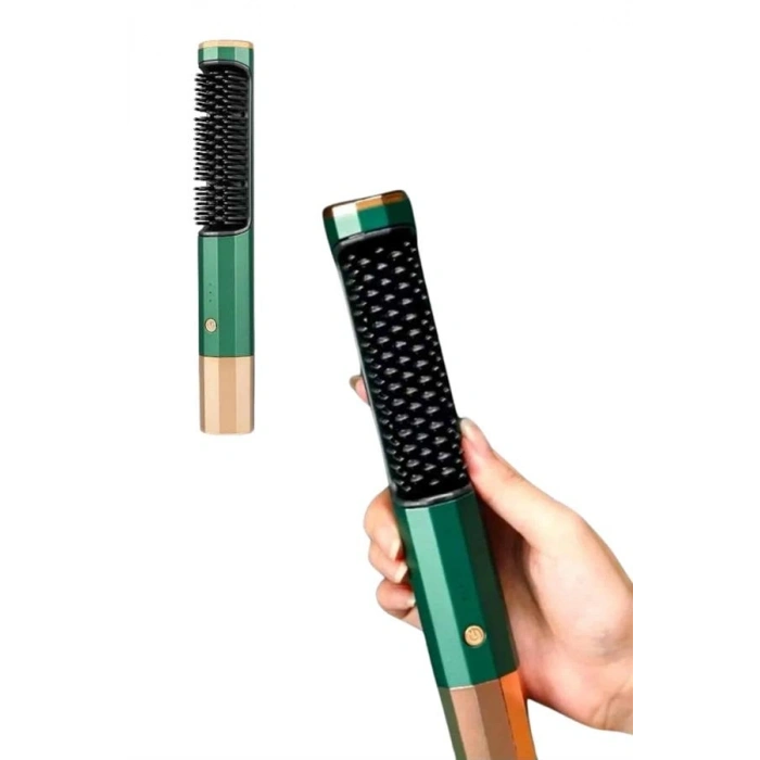 Üflemeli Saç Düzleştirici Fön Tarak Yüksek Isı Ayarlı İyon Özellikli