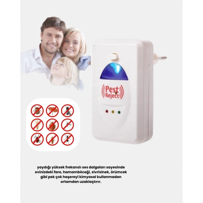 Ultrasonik Böcek Ve Fare Kovucu – Doğa Dostu, Sessiz Ve Etkili Savunma
