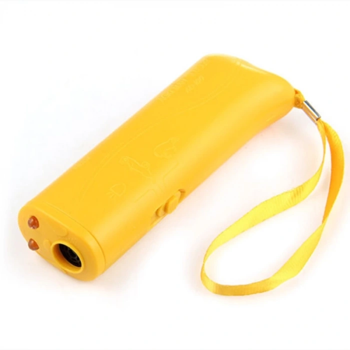 Ultrasonik Köpeksavar Cihaz – 150 Desibel, Ses Dalgasıyla Zararsız Koruma, Led Işıklı, Etkili