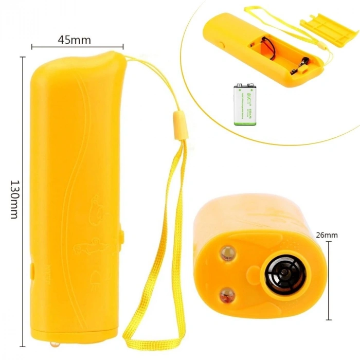 Ultrasonik Köpeksavar Köpek Kovucu Köpek Kornası Eğitim Cihazı (4887)