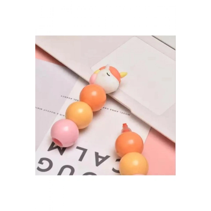 Unıcorn Tasarımlı Fosforlu Kalem 3 Renkli