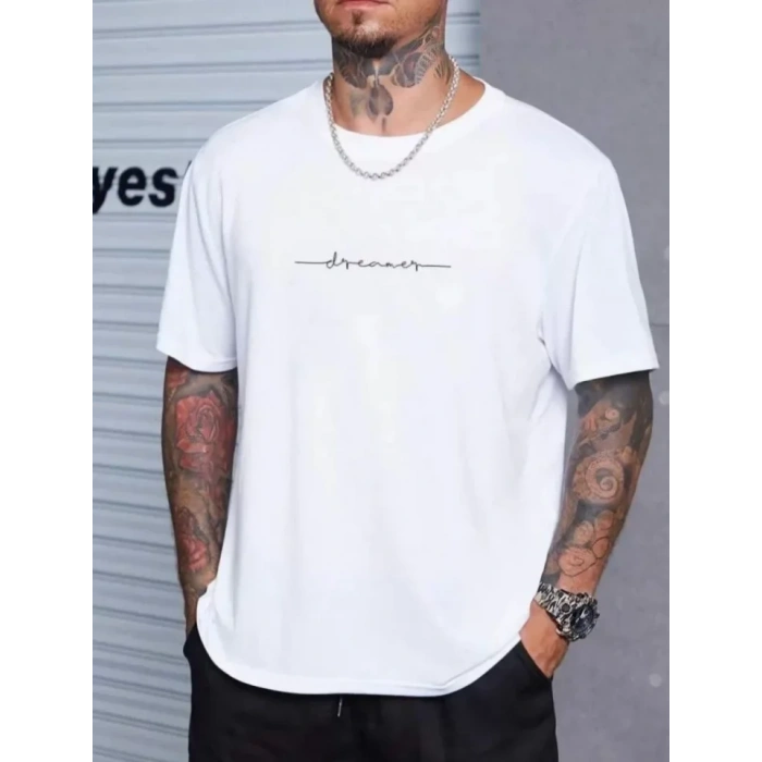 Unisex Baskılı Oversize TShirt