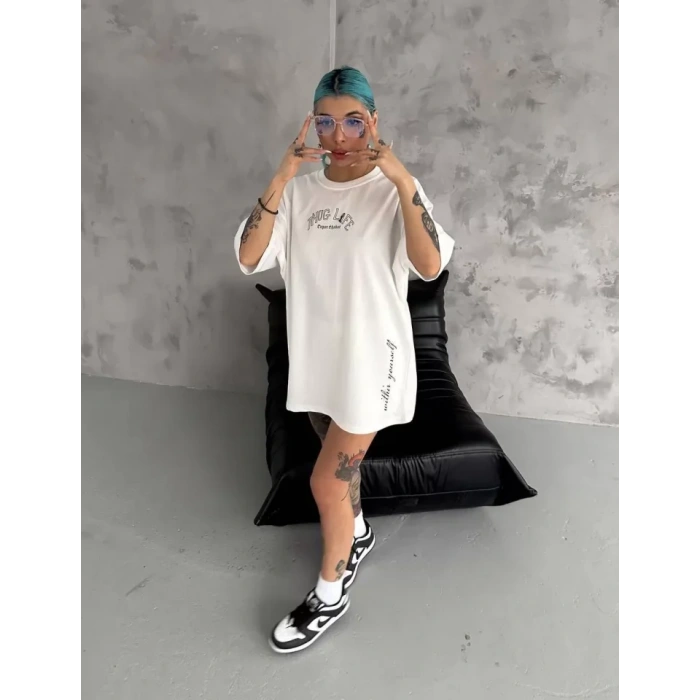 Unisex Baskılı Oversize TShirt