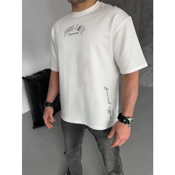 Unisex Baskılı Oversize TShirt