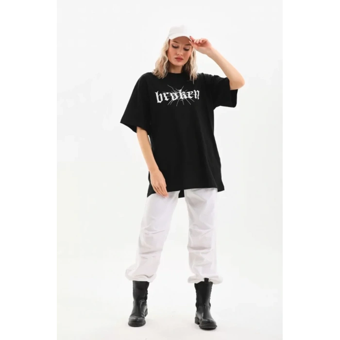 Unisex Baskılı Oversize TShirt