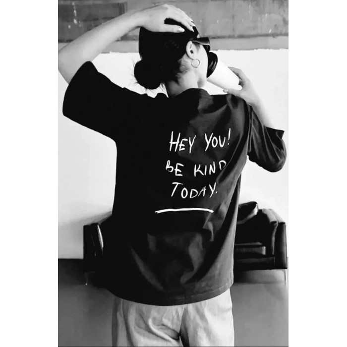 Unisex Baskılı Oversize TShirt