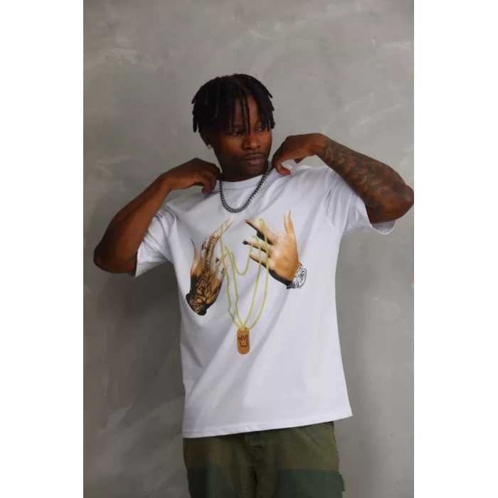 Unisex Baskılı Oversize TShirt