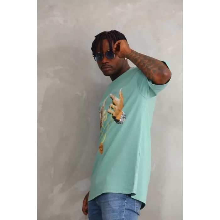 Unisex Baskılı Oversize TShirt