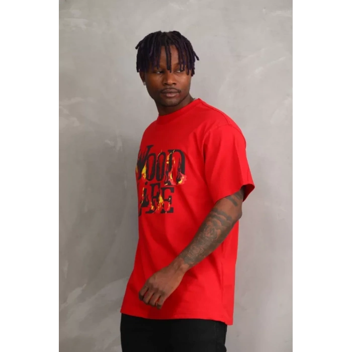 Unisex Baskılı Oversize TShirt