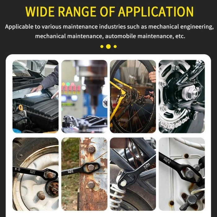 Universal Anahtarı Çift kafalı  Çok Fonksiyonlu 6-22mm (4887)