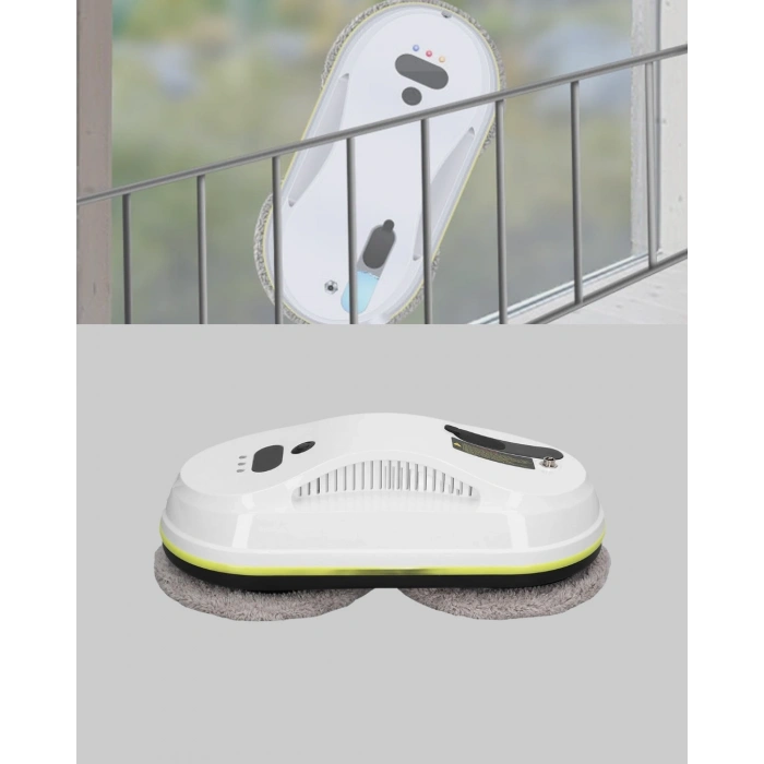 Ups Destekli Düşmeye Karşı Korumalı Cam Temizleme Robotu