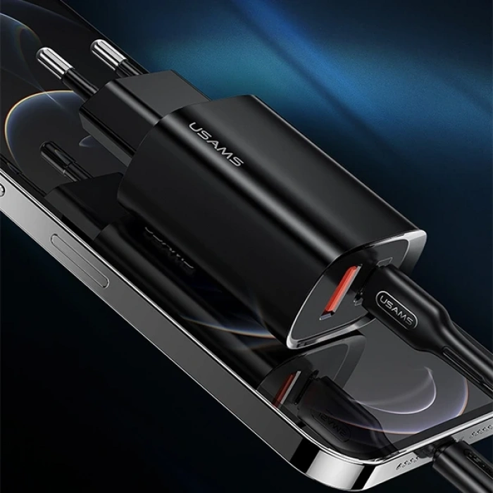 Usams İphone 20w Qc3.0 + Pd3.0  Hızlı Şarj Başlık Us-cc121 T35