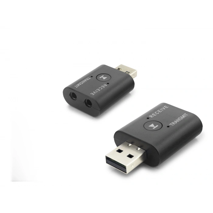 Usb Bluetooth Ses Verici + Alıcı Adaptör 2 In 1 - Siyah HD9006