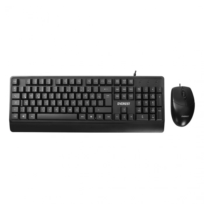 USB KABLOLU KLAVYE - MOUSE SET Q KLAVYE 3D - 1200DPI MOUSE (4887)