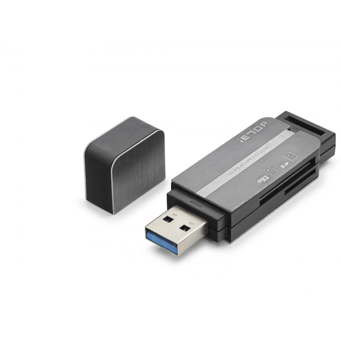 Usb Type-C 3.2 Gen1 Kart Okuyucu Sd Microsd 5 Gbps Gri HDX7054