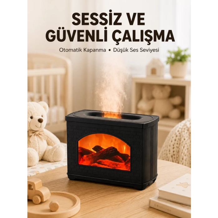 Usb Ultrasonik Hava Nemlendirici Ayarlanabilir Sis Ve Aromaterapi Özellikli