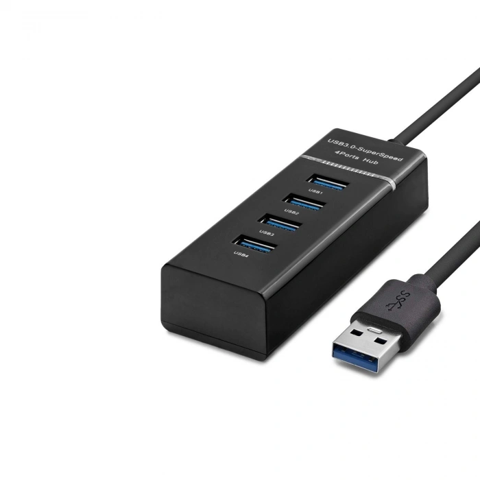 Usb3.0 Hub 3*Usb + Usb3.0 30Cm Siyah HDX7017