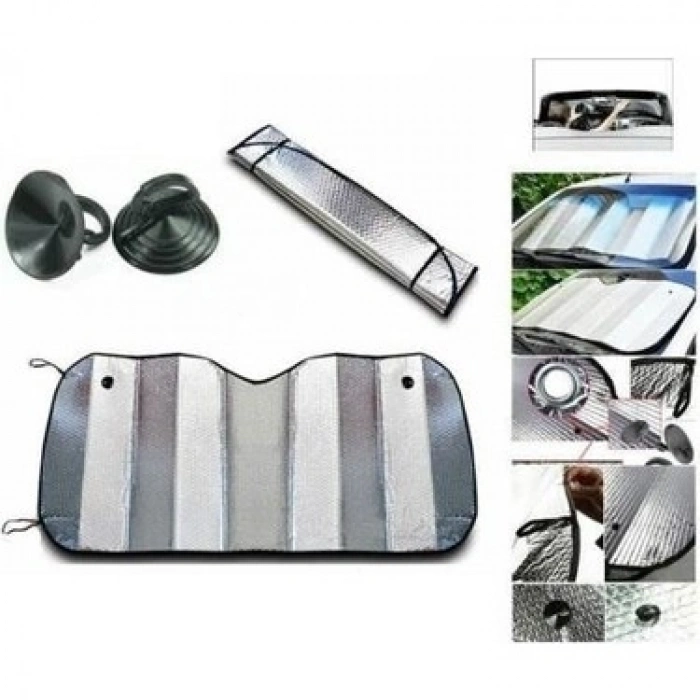 Uv Ve Isı Önleyici Oto Ön Cam Güneşliği Hyundai İ20 Fiat Egea Toyota Corolla Volkswagen Passat