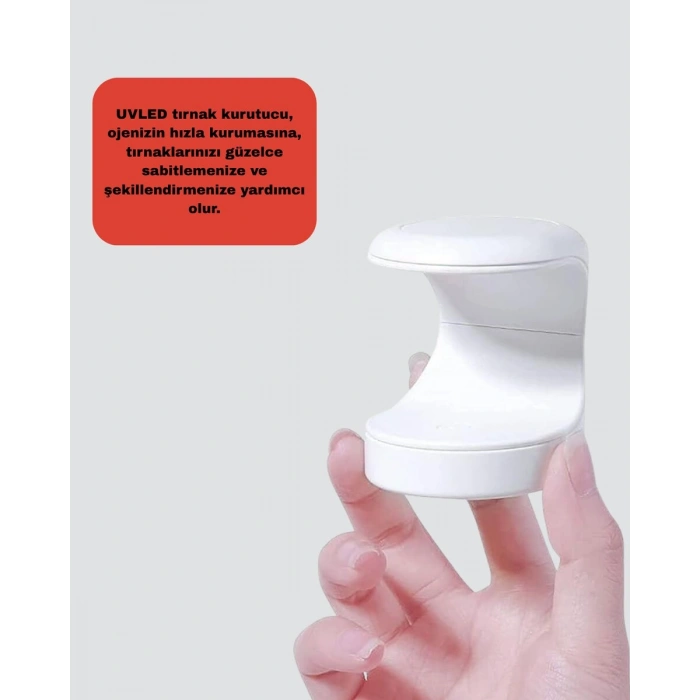 Uv Ve Led Jel Kurutmaya Uygun – Çift Dalga Boylu Mini Kurutucu