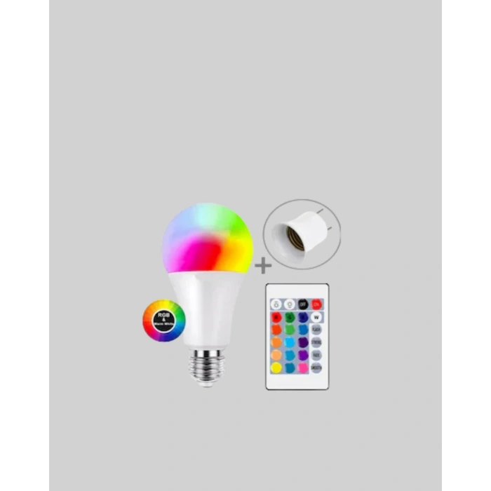 Uzaktan Kumandalı Akıllı Led Ampul, Enerji Tasarruflu