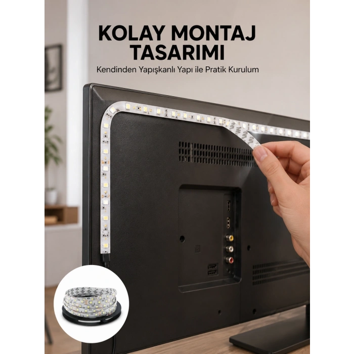 Uzaktan Kumandalı Led Tv Arka Işık Şeridi Yeni Nesil