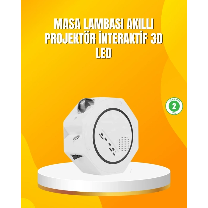 Uzaktan Kumandalı Zamanlayıcılı Galaksi Yıldız Projektörü