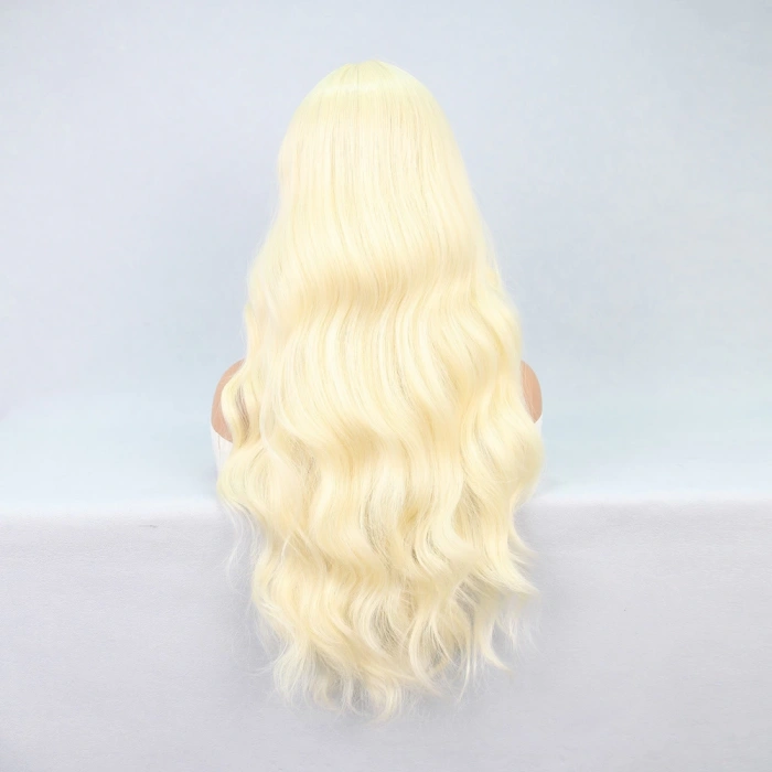 Uzun Dalgalı Platin Tül Peruk