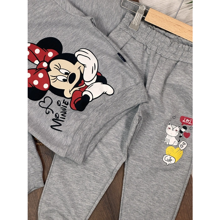 UZUN KOLLU, LASTİKLİ PAÇA, PAMUKLU, DESENLİ, MEVSİMLİK KIZ ÇOCUK & BEBEK ALT ÜST TAKIM