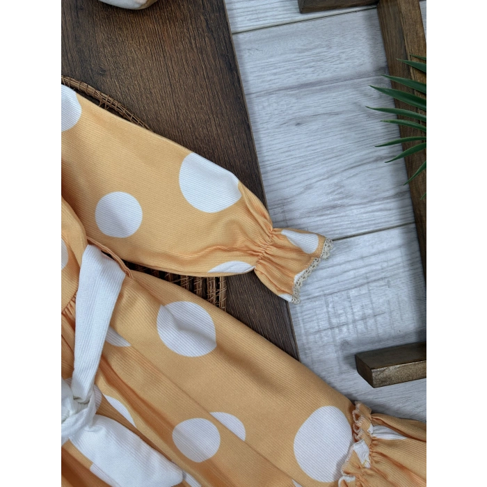 UZUN KOLLU, LASTİKLİ PAÇA, PAMUKLU, DESENLİ, MEVSIMLIK KIZ ÇOCUK & BEBEK ELBISE