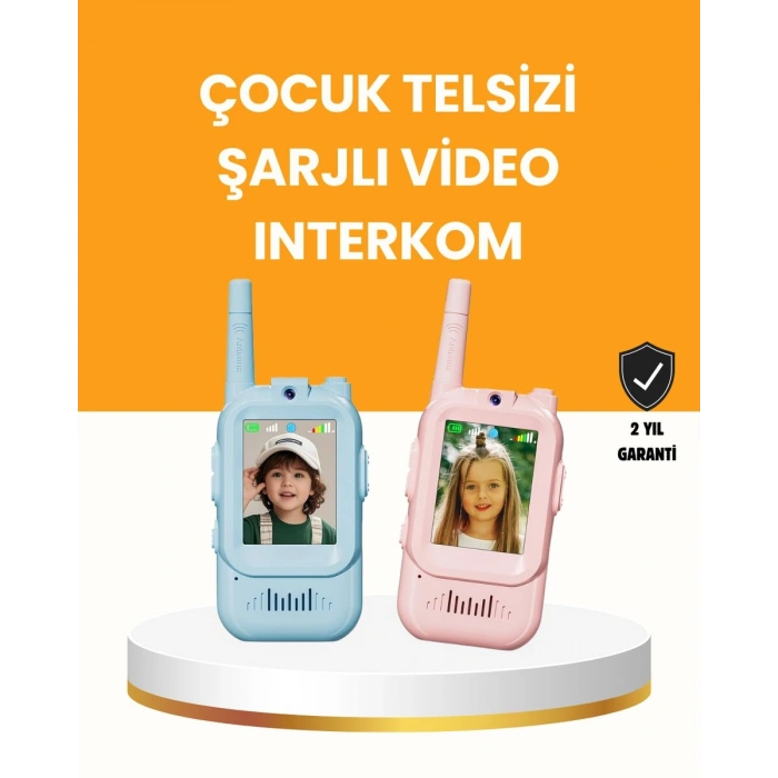 Uzun Menzilli Video Walkie Talkie Eğitici Ve Eğlenceli Oyuncak