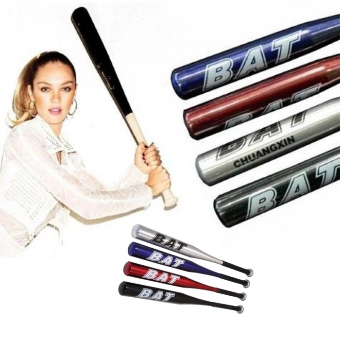 Uzun Ömürlü Dayanıklı Sağlam Alüminyum Beyzbol Sopası 63,5 Cm (4887)