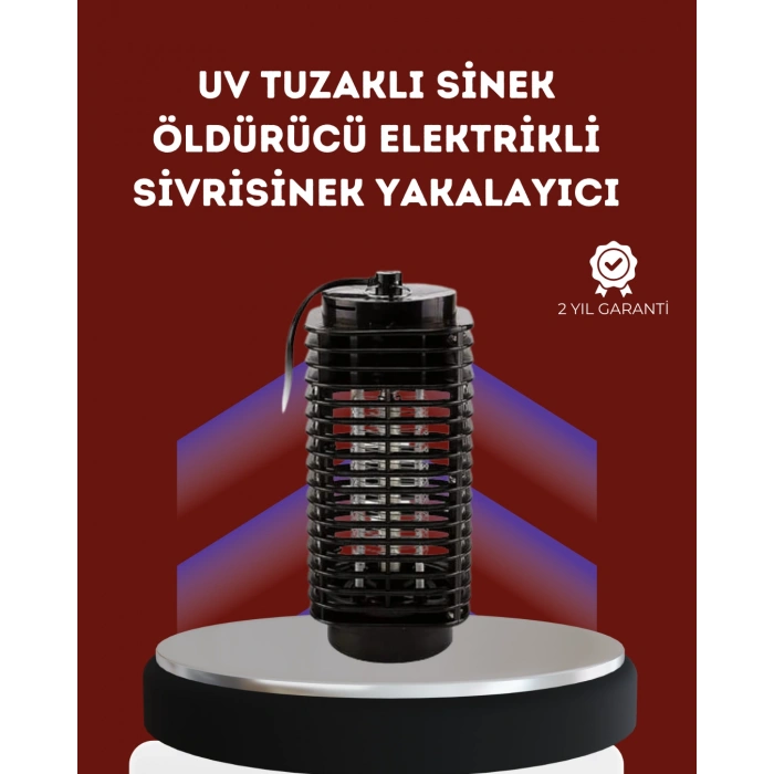 Uzun Ömürlü Elektrikli Sivrisinek Katili – Sessiz Çalışma Güçlü Performans