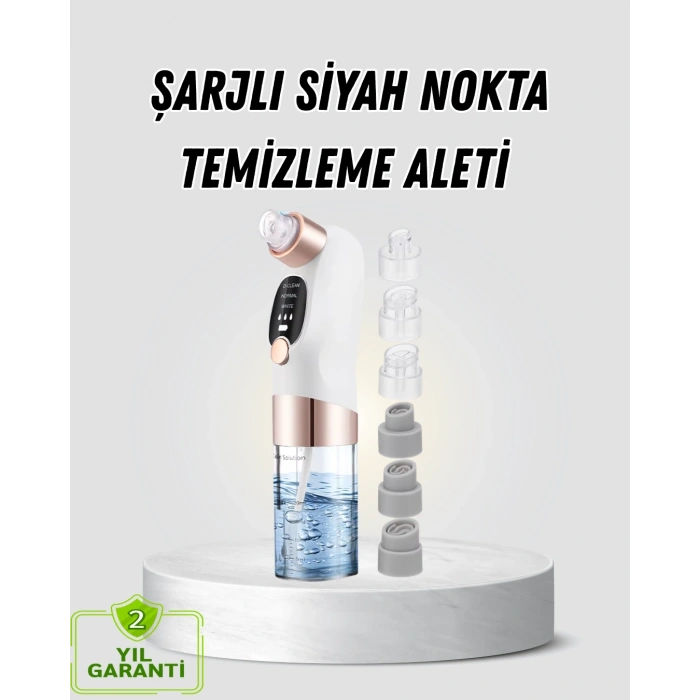 Vakum Teknolojili Siyah Nokta Temizleyici – Cilt Tonu Eşitleyen Masajlı Cilt Bakım Cihazı