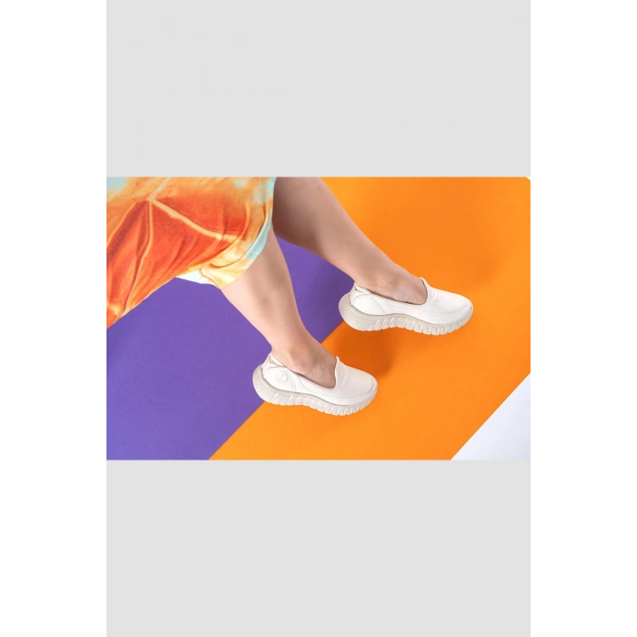 Valery Bej Ortopedik Taban Spor Ayakkabı