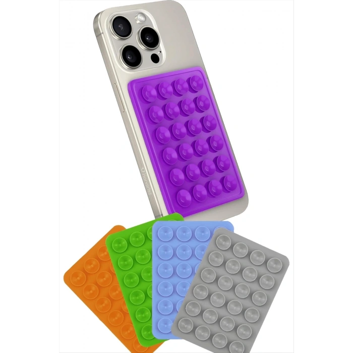 Vantuzlu Silikon Telefon Tutucu