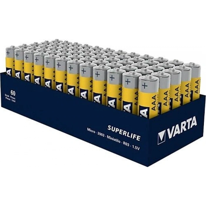 VARTA AAA ÇİNKO KARBON SUPER LIFE (60LI PAKET)