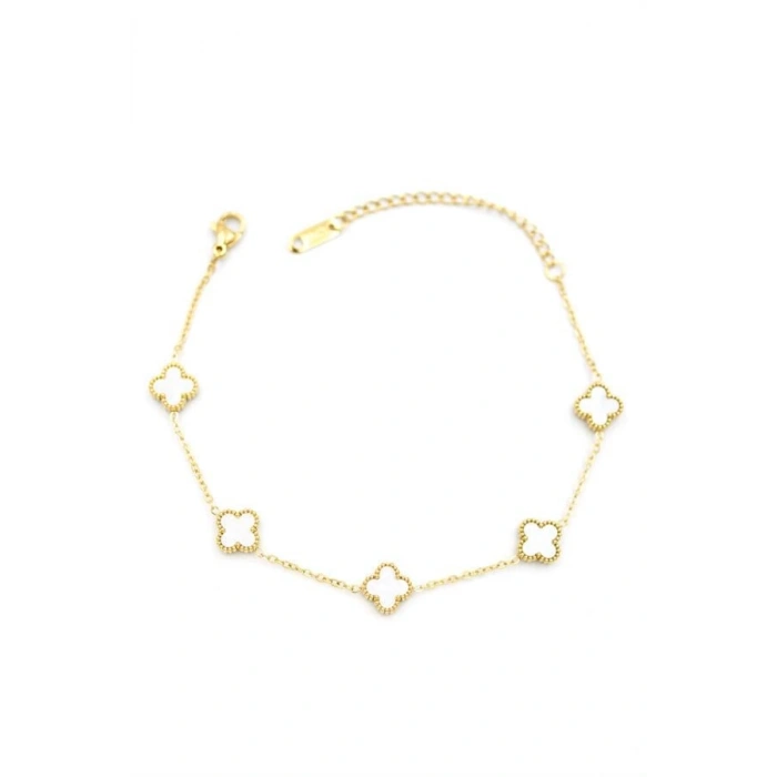 VC Yonca Bileklik - Beyaz