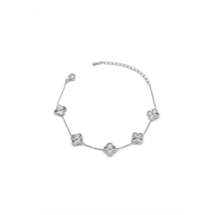 VC Yonca Bileklik - Küçük Boy - Gümüş