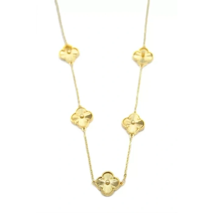 Vc Yonca Kolye - Altın